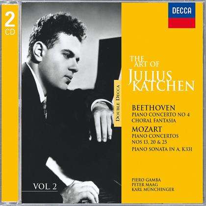 Julius Katchen & Beethoven L.V/Mozart W.A. - Klavierkonzert 4+Kv415+466+503 (2 CDs)