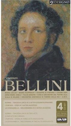 Div Orchester+Solisten & Vincenzo Bellini (1801-1835) - Designo Best Of - Bellini (4 CDs)
