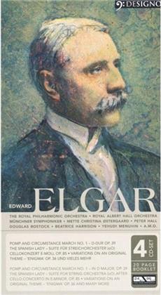 Div Orchester+Solisten & Sir Edward Elgar (1857-1934) - Designo Best Of - Elgar (4 CDs)