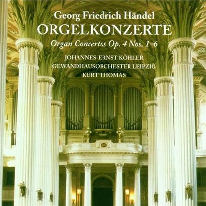 Kästner H./Köhler J.-E./Gol/Th & Georg Friedrich Händel (1685-1759) - Orgelkonzerte Op.4,1-6