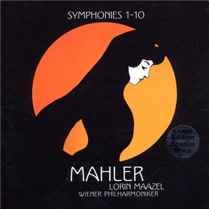 Lorin Maazel & Gustav Mahler (1860-1911) - Sinfonie 1-10 & Kindertotenlieder - 14 C (14 CDs)