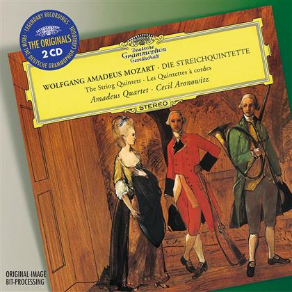 Amadeus Quartet, Cecil Aronowitz & Wolfgang Amadeus Mozart (1756-1791) - Die Streichquintette - The String Quartets (2 CDs)