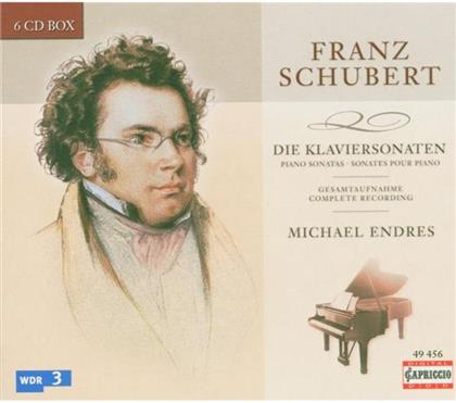 Michael Endres & Franz Schubert (1797-1828) - Klaviersonaten (6 CDs)