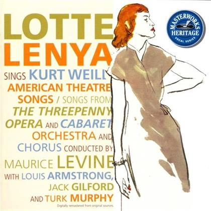 Lotte Lenya & Kurt Weill (1900-1950) - Lotte Lenya: American Theater