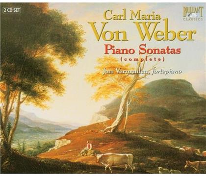 Jan Vermeulen & Carl Maria von Weber (1786-1826) - Piano Sonatas (Complete) (2 CDs)