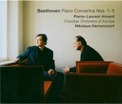 Pierre-Laurent Aimard & Ludwig van Beethoven (1770-1827) - Klavierkonzert 1-5 (3 CD)