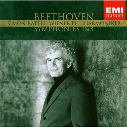 Sir Simon Rattle & Ludwig van Beethoven (1770-1827) - Sinfonie 1+3