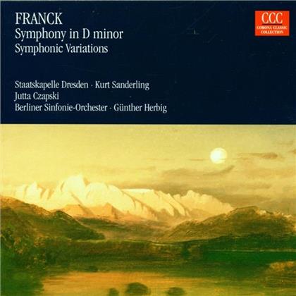 Czapski/Sanderling/Herbig/Sd/B & César Franck (1822-1890) - Sinfonie D-Moll/Sinfonie Klavier Variat.
