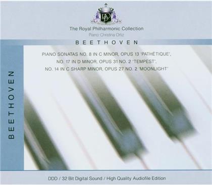 Cristina Ortiz & Ludwig van Beethoven (1770-1827) - Klaviersonaten 8/Op.11 Patheth.