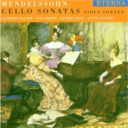 Dillner/Ander & Felix Mendelssohn-Bartholdy (1809-1847) - Cellosonaten 1,2 Violinsonate