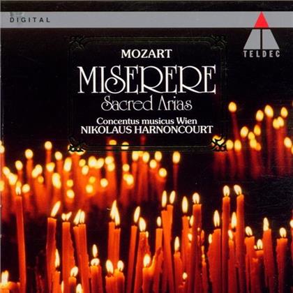 Nikolaus Harnoncourt & Wolfgang Amadeus Mozart (1756-1791) - Miserere/Sacred Arias Vol.1
