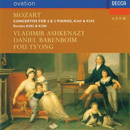 Wolfgang Amadeus Mozart (1756-1791), Vladimir Ashkenazy, Daniel Barenboim & Fou Ts'Ong - Klavierkonzert 242+365 / Rondos