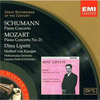 Wolfgang Amadeus Mozart (1756-1791), Herbert von Karajan, Dinu Lipatti (1917-1950), Philharmonia Orchestra & Lucerne Festival Orchestra - Klavierkonzert 21 / Konzert Op54