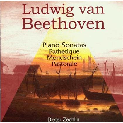 Dieter Zechlin & Ludwig van Beethoven (1770-1827) - Klaviersonaten Op.13/27,2/28