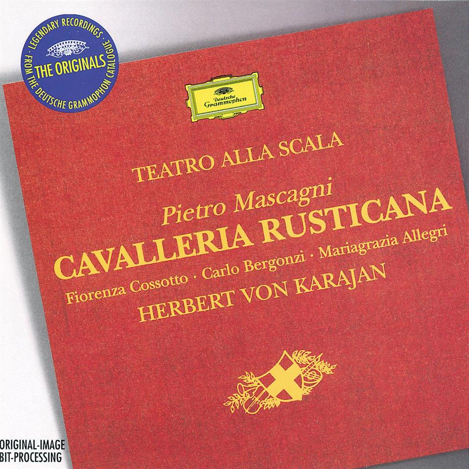 Fiorenza Cossoto, Carlo Bergonzi, Mariagrazia Allegri, Pietro Mascagni (1863-1945), Herbert von Karajan, … - Cavalleria Rusticana