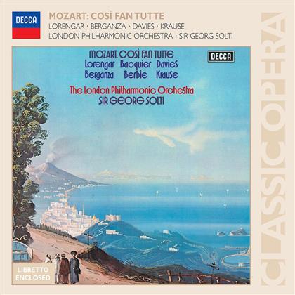 Lorengar Pilar / Berganza / Krause/Davie & Wolfgang Amadeus Mozart (1756-1791) - Cosi Fan Tutte (3 CDs)