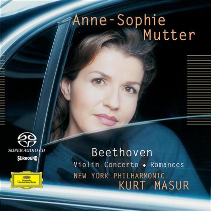 Ludwig van Beethoven (1770-1827), Kurt Masur, Anne-Sophie Mutter & New York Philharmonic - Violinkonzert Romanzen (SACD)