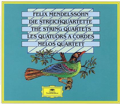Melos Quartett & Felix Mendelssohn-Bartholdy (1809-1847) - Streichquartett (Ga) (3 CDs)
