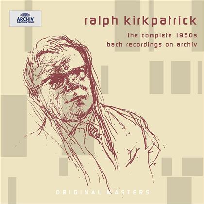 Ralph Kirkpatrick & Johann Sebastian Bach (1685-1750) - Complete 1950 Bach Recordings (8 CDs)