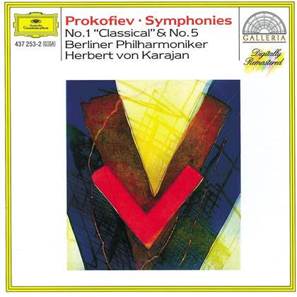 Serge Prokofieff (1891-1953), Herbert von Karajan & Berliner Philharmoniker - Sinfonie 1+5