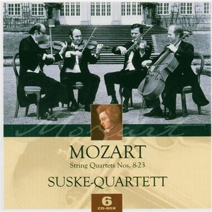 Suske Quartett & Wolfgang Amadeus Mozart (1756-1791) - Streichquartett 8-23 (6 CDs)