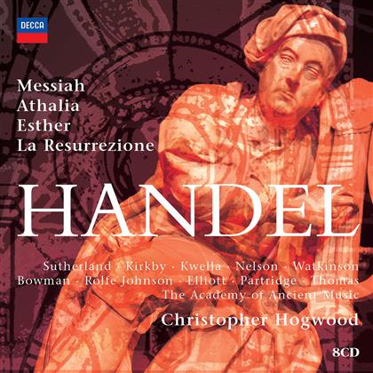 Christopher Hogwood & Georg Friedrich Händel (1685-1759) - Oratorien (8 CDs)