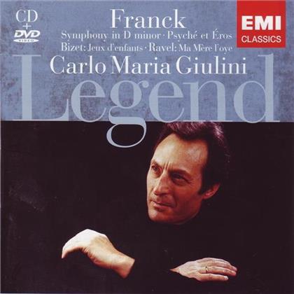 Carlo Maria Giulini & Franck C./Bizet G./Ravel M. - Sinfonie/Suiten (2 CDs + DVD)