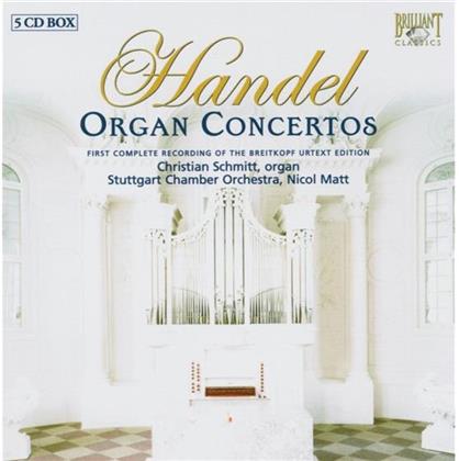 Christian Schmitt & Georg Friedrich Händel (1685-1759) - Organ Concertos (Ga) (5 CDs)