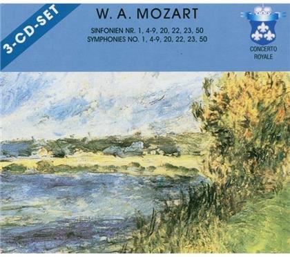 Mainzer Kammerorchester & Wolfgang Amadeus Mozart (1756-1791) - Sinfonien 1,5,7,7B,9,22,50 (3 CDs)