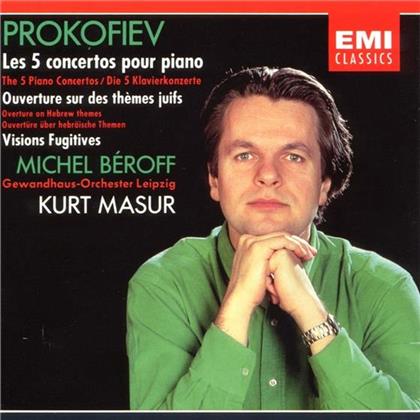 Michel/Masur Beroff & Serge Prokofieff (1891-1953) - Klavierkonzert 1-5/Ouvertüren (2 CDs)