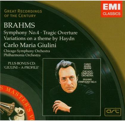 Carlo Maria Giulini & Johannes Brahms (1833-1897) - Sinfonie 4/Haydn Variationen