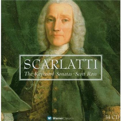 Scott Ross & Domenico Scarlatti (1685-1757) - Sonaten Für Cembalo (34 CD)