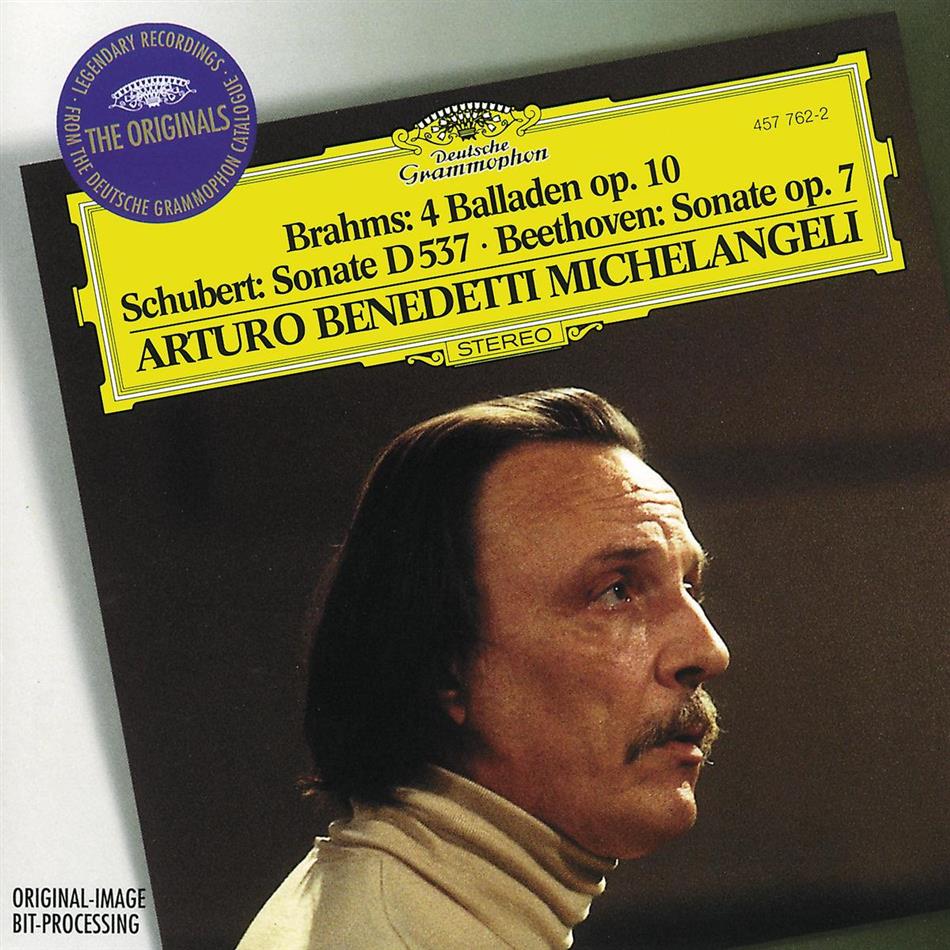 Arturo Benedetti Michelangeli & Brahms Johann / Schubert Franz / U.A. - Balladen Op 10 / Klaviersonate