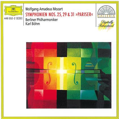 Wolfgang Amadeus Mozart (1756-1791), Karl Böhm & Berliner Philharmoniker - Sinfonie 25,29,31