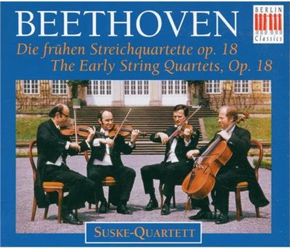 Suske Quartett & Ludwig van Beethoven (1770-1827) - 6 Streichquartett.Op.18/Menuett (2 CDs)