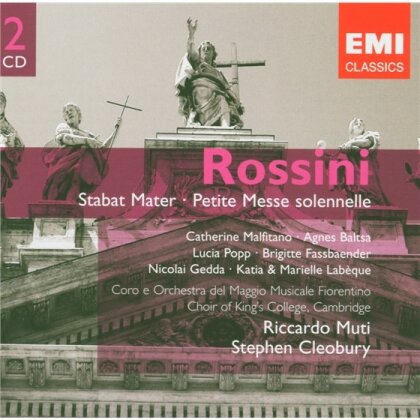 Gioachino Rossini (1792-1868), Stephen Cleobury & Riccardo Muti - Petite Messe Solennelle / Stabat Mater (2 CDs)