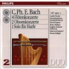 Heinz Holliger (*1939) & Bach J.S./Bach C.P.E. - Flöten-,Oboenkonzert (2 CDs)