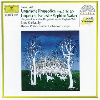 Franz Liszt (1811-1886), Herbert von Karajan & Shura Cherkassky - Ungarische Rhapsodie 2+5