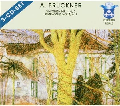 Bamberger S./Swforch./Westfs & Anton Bruckner (1824-1896) - Sinfonie 4,6,7 (3 CDs)