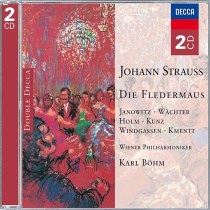 Wiener Philharmoniker, Johann Strauss I (1804-1849) (Vater) & Böhm / Casa / Steber / Valleti / Flagell - Fledermaus (2 CDs)