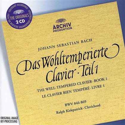 Ralph Kirkpatrick & Johann Sebastian Bach (1685-1750) - Wohltemperiertes Klavier 1 (2 CDs)