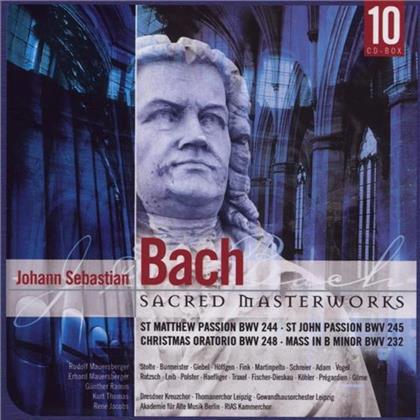 Stolte/Burmeister/Mauersberger & Johann Sebastian Bach (1685-1750) - Sacred Masterworks (10 CDs)