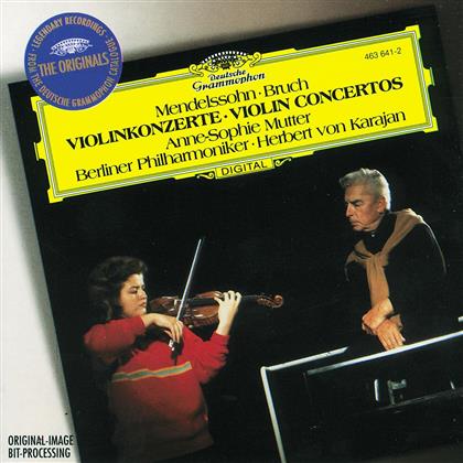 Max Bruch (1838-1920), Felix Mendelssohn-Bartholdy (1809-1847), Herbert von Karajan, Anne-Sophie Mutter & Berliner Philharmoniker - Violinkonzert - Originals