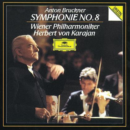 Anton Bruckner (1824-1896), Herbert von Karajan & Wiener Philharmoniker - Sinfonie 8 (2 CDs)