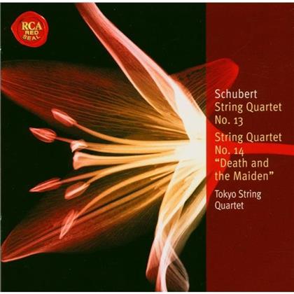 Tokyo String Quartet & Franz Schubert (1797-1828) - Classic Lib: String Quartet 13+14