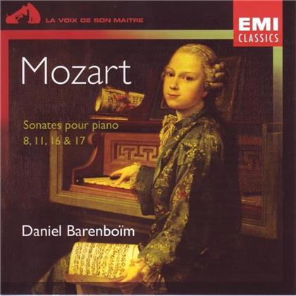 Daniel Barenboim & Wolfgang Amadeus Mozart (1756-1791) - Sonaten Für Klavier 8,11,16,17