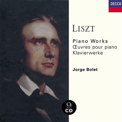 Jorge Bolet & Franz Liszt (1811-1886) - Klavierwerke (9 CDs)