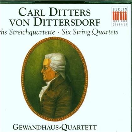 Gewandhaus-Quartett Leipzig & Carl Ditters von Dittersdorf - 6 Streichquartette (2 CDs)