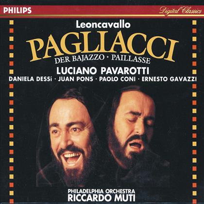 Ruggero Leoncavallo (1857-1919), Riccardo Muti, Luciano Pavarotti & Philadelphia Orchestra - Pagliacci - Der Bajazzo - Paillasse