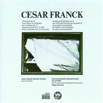 Doneux E./Ortbf & César Franck (1822-1890) - Klavierkonzerte 2 H-Moll
